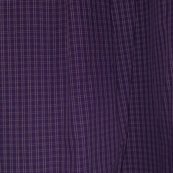 Beautiful purple, button shirt. It has thin lines through it. 5xl NEW with tag. - Picture 5 of 5